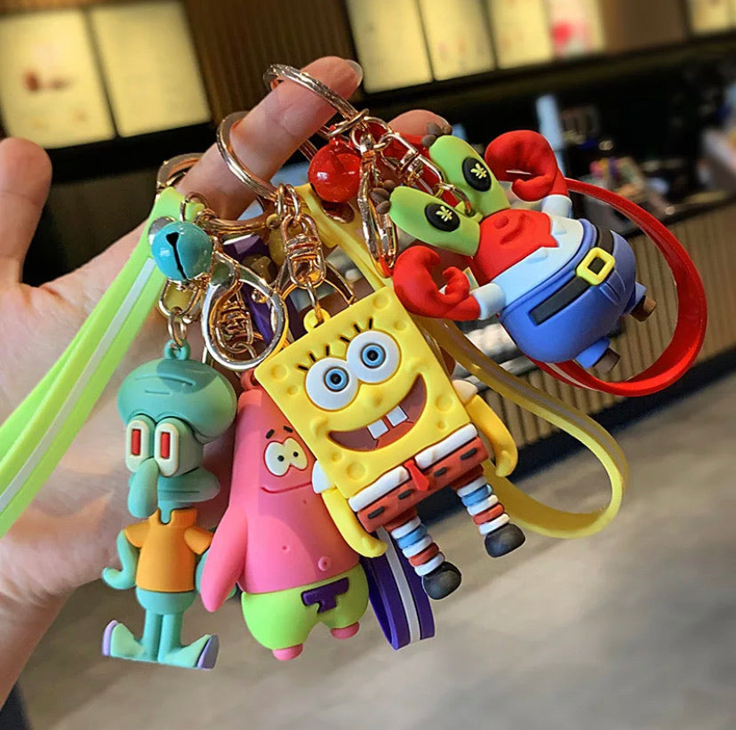 Spongebob Characters Keychain